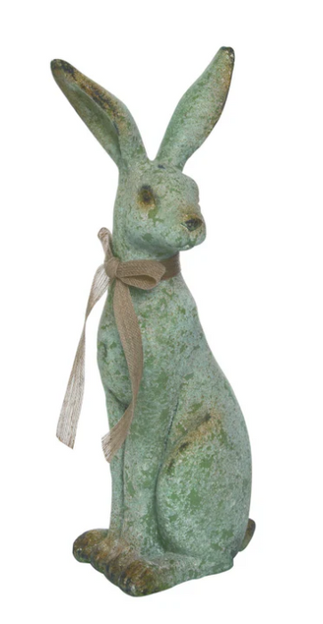 Sitting Rustic Garden Bunny