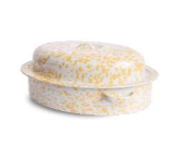 Roaster - Splatter Large Covered Oval
