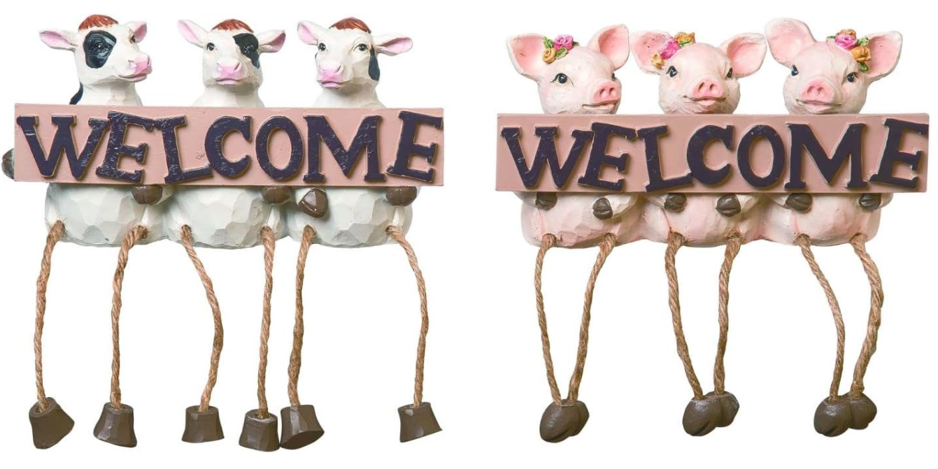 Welcome Farm Animal Decor - 2 Options