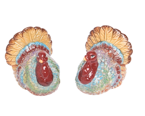 Turkey Salt & Pepper Set, Set of 2