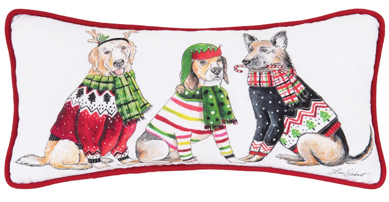 Dog Trio Pillow