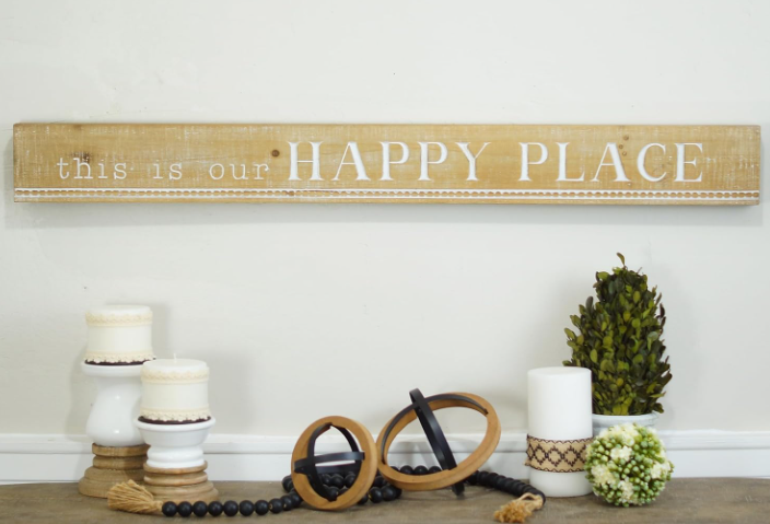 This is Our Happy Place Sign