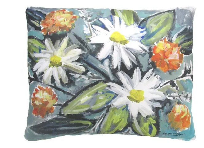 Floral Impressions Pillow - Rectangle