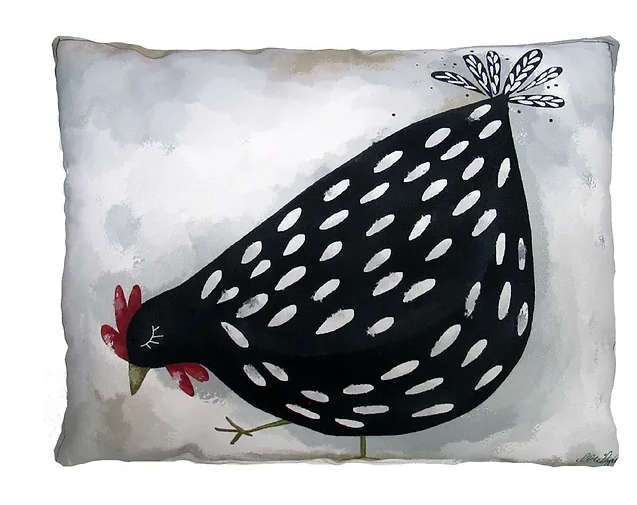 Good Chicks (right) Pillow - Square