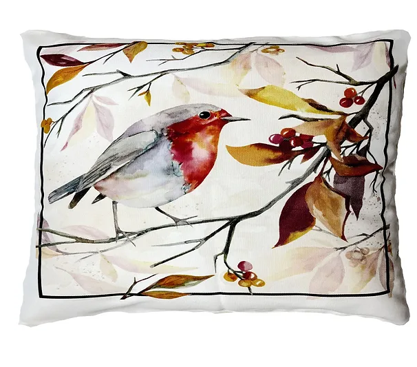 Friendly Robin 1 Pillow - Rectangle