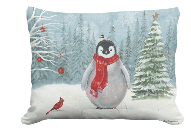 Penguin Pillow  - Rectangle