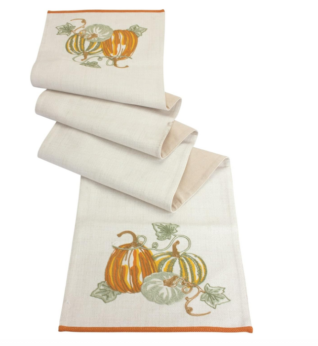 Pumpkin Table Runner - 72"L