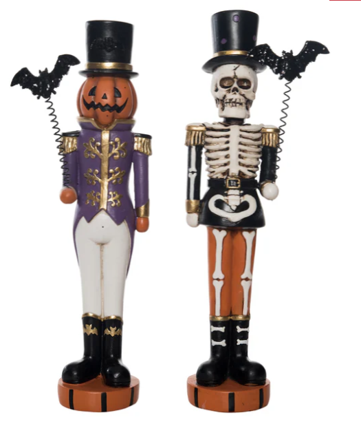 Halloween Skull/Pumpkin Nutcracker - 2 Styles