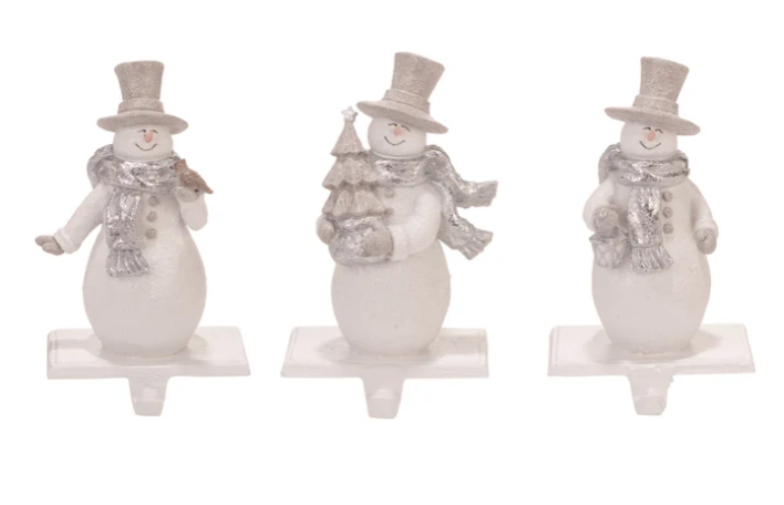 Snowman Stocking Holders - 3 Options