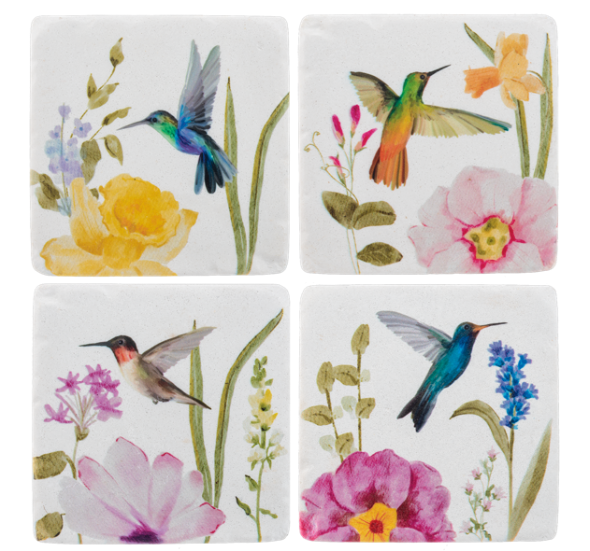 Hummingbird Coaster Set of 4