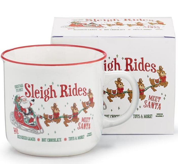 SLEIGH RIDES WITH SANTA IN SLEIGH