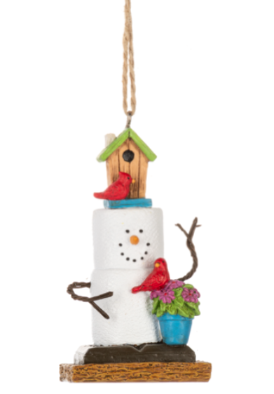 S'mores w/Birdhouse Ornament