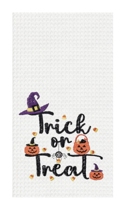 Trick-or-Treat Kitchen Towel