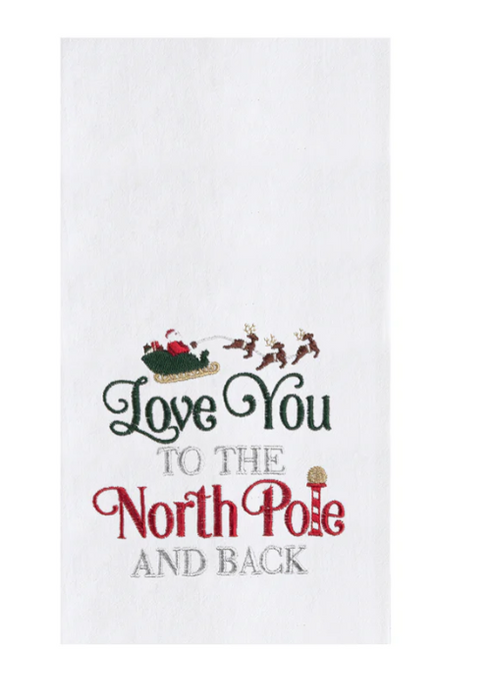 To The North Pole & Back Kitchen Towel