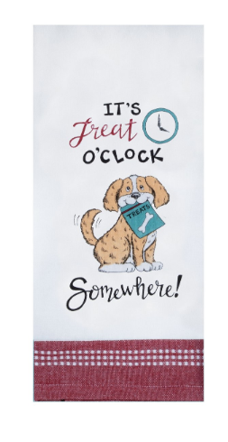 Pet Treat O'clock Tea Towel