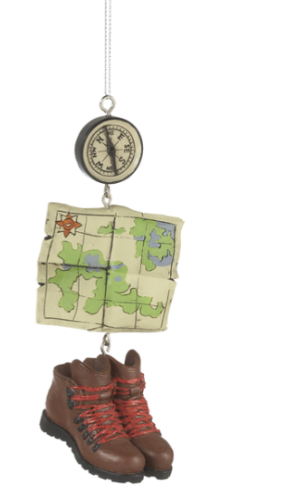 Hiking Dangle Ornament