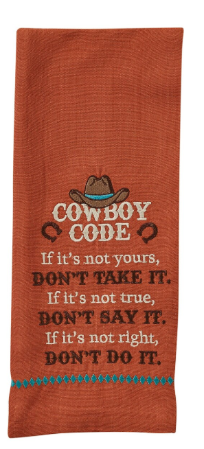 Cowboy Code Dishtowel