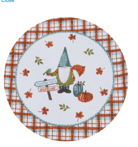 Gnomeland Braided Placemat