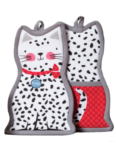 Purr Shaped Pocket Mitt