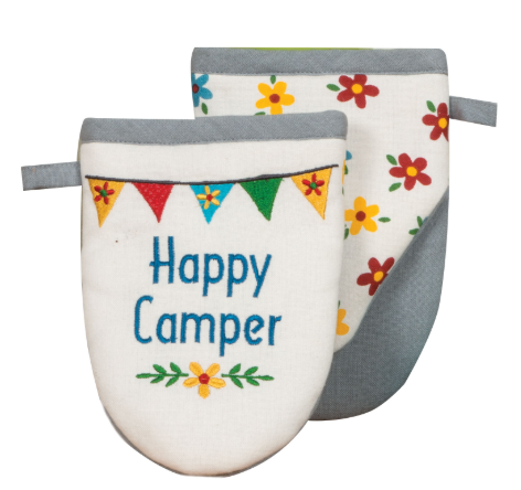 Happy Camper Grabber Mitt