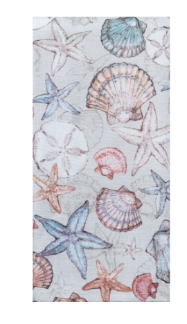 Coastal Sanctuary Shell Toss Dual Purpose Towel