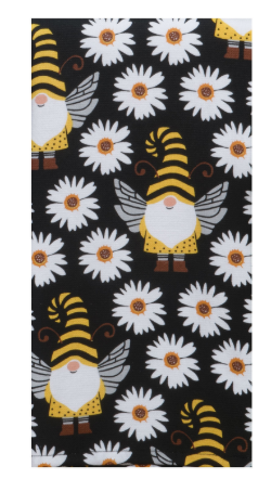 Save the Gnomes Daisy Dual Purpose Terry Towel