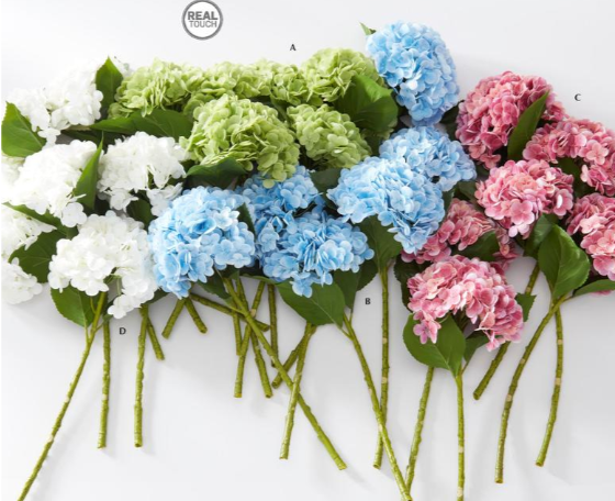 Real Touch Hydrangea Stem