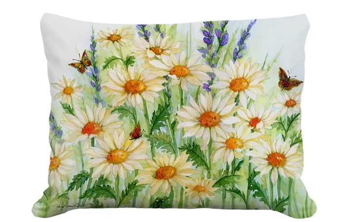 Daisies Field Pillow