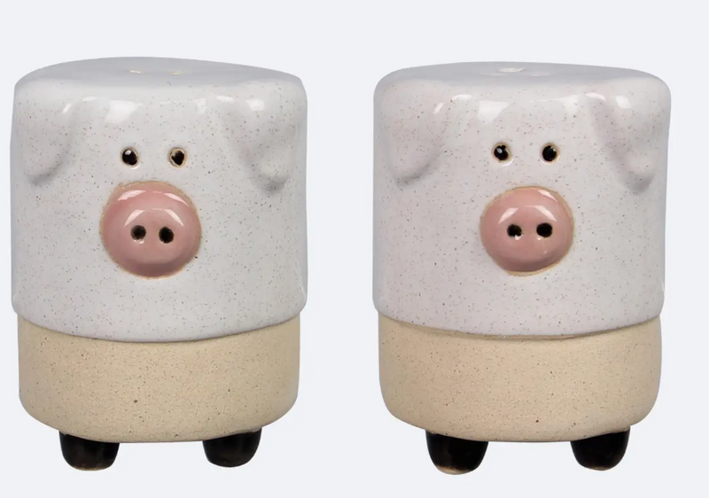 Ceramic Piggy Salt & Pepper Shaker 2 Pcs/Set