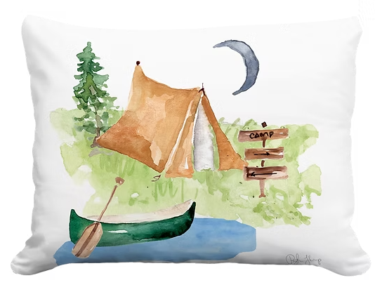 Summer Camp Pillow