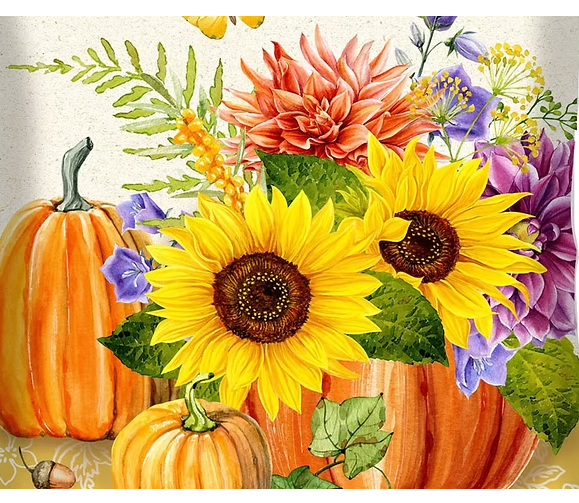 Autumn Motif 2 Pillow