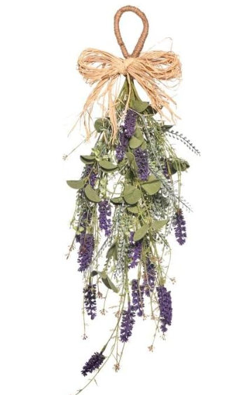 Lavender and Mix Greens Teardrop