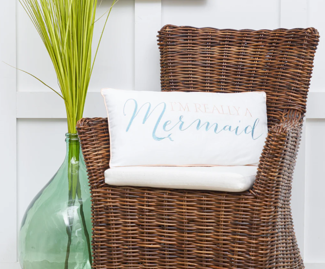 I'm Really A Mermaid Pillow