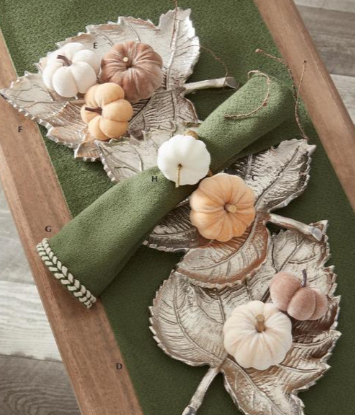 Green Woven Cotton Table Runner