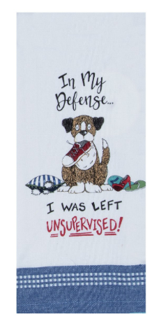 Pet My Defense Tea Towel