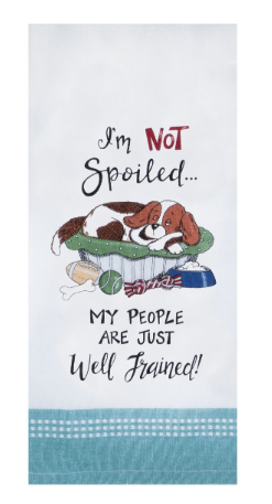 Pet Not Spoiled Tea Towel