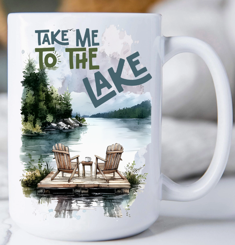 Take Me To the Lake Coffee Mug