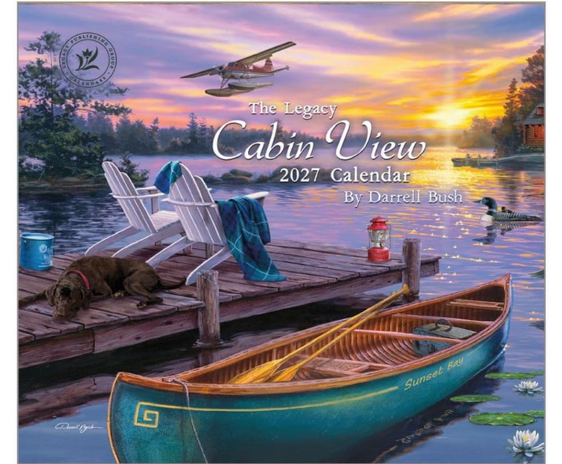 Cabin View 2027 Legacy Wall Calendar