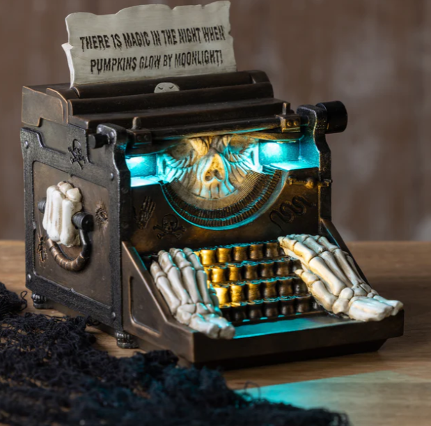 Light Up Spooky Typewriter