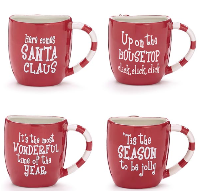Cookie Pouch Christmas Character Mugs - 4 Styles