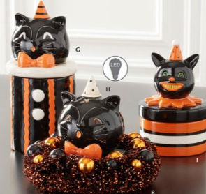 Ceramic Black Cat Canister