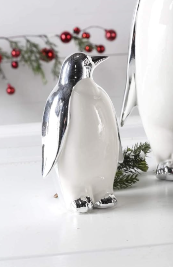 White and Silver Penguin