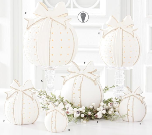 Cutout White LED Tabletop Ornaments