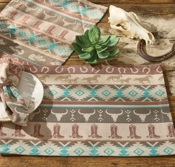 Ranch Jacquard  Table Runner - 2 Sizes
