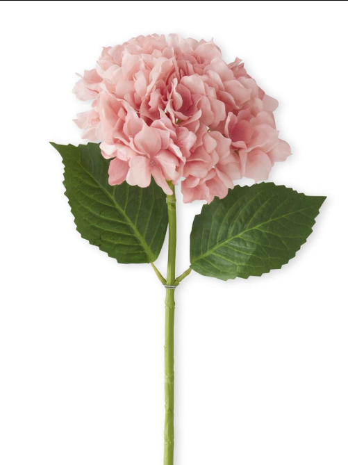 Real Touch Hydrangea Spray Green- 4 Colors