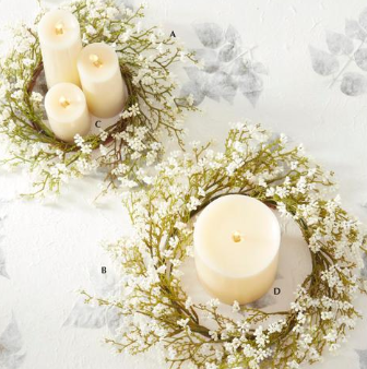 Yellow Mini Berry Candle Ring