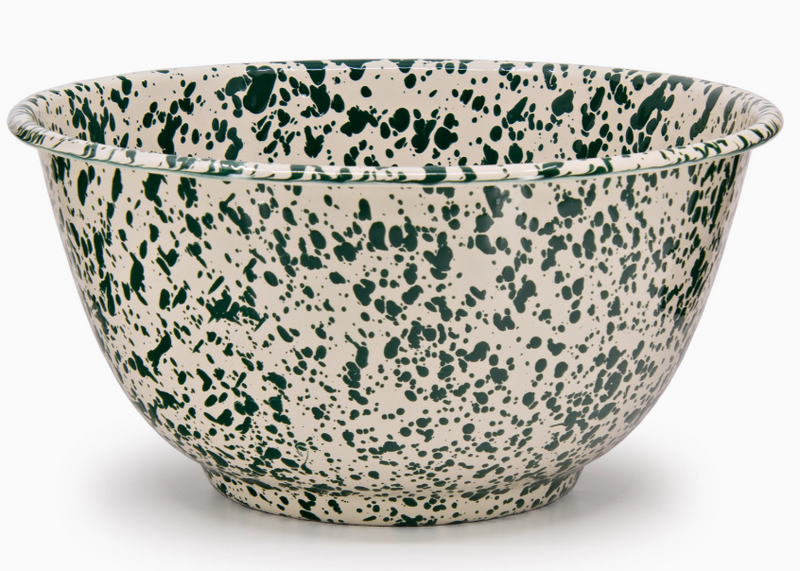 Bowl - 5 Quart Large Bowl - Splatter & Vintage