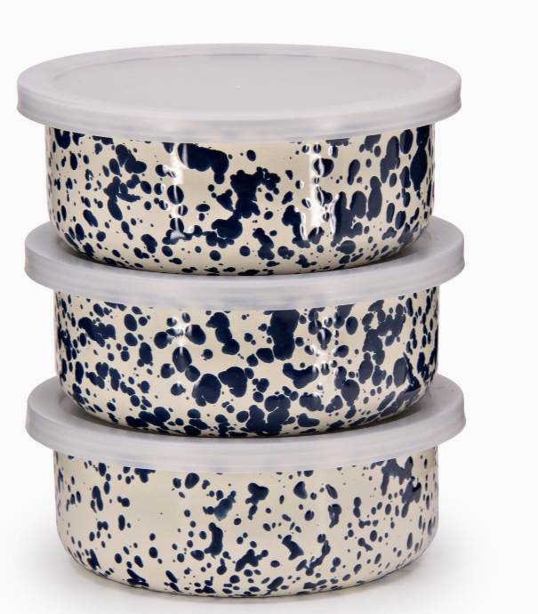 Storage Bowl 3 Piece  Set - 9 Colors