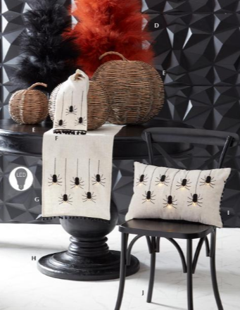 Tan Lumbar LED Spider Pillow with Timer