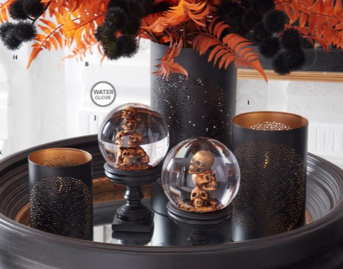 Halloween Skull Snow Globes